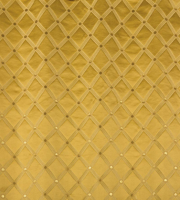 Old World Weavers Reale Diamond Gold Fabric ZAREAL2125