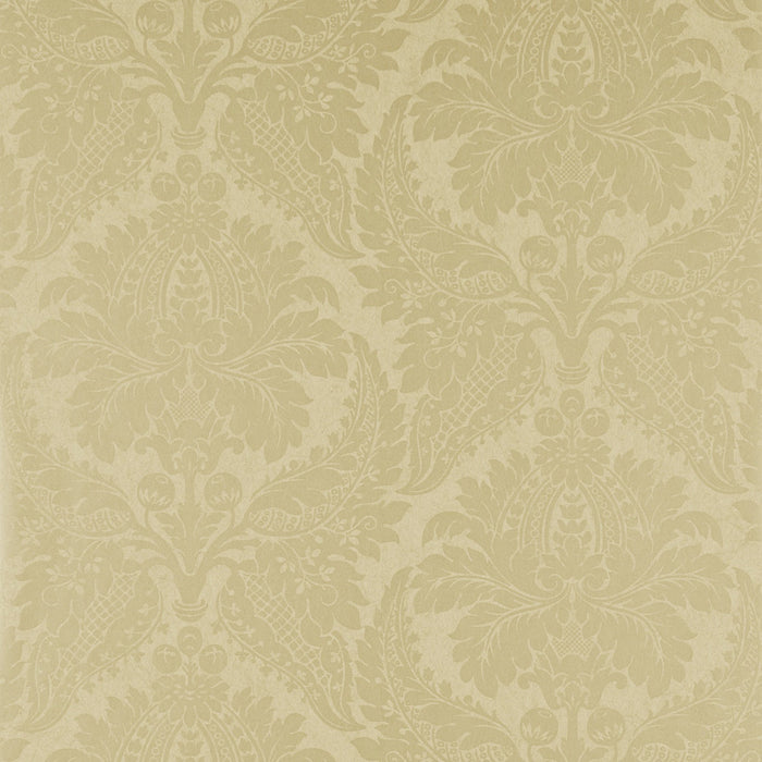 Zoffany Malmaison Damask Champagne 311995 Wallpaper Sample ZCON311995