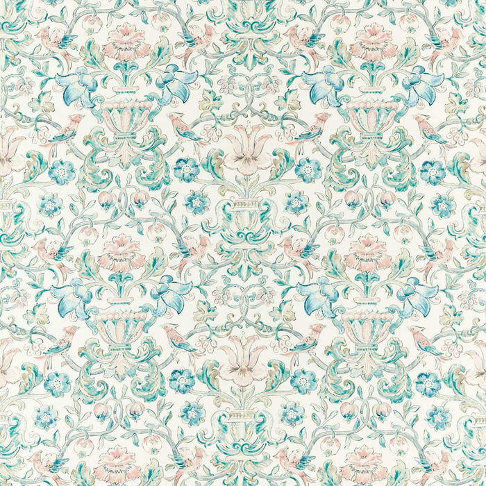 Zoffany Pompadour Print Mineral Fabric Sample ZCOT322742