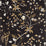 Zoffany Chambalon Trail Antique Gold/Vine Black Fabric Sample ZDAR322654