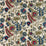 Zoffany Hardwick Crewel Sunstone/Indigo Fabric Sample ZDAR332968