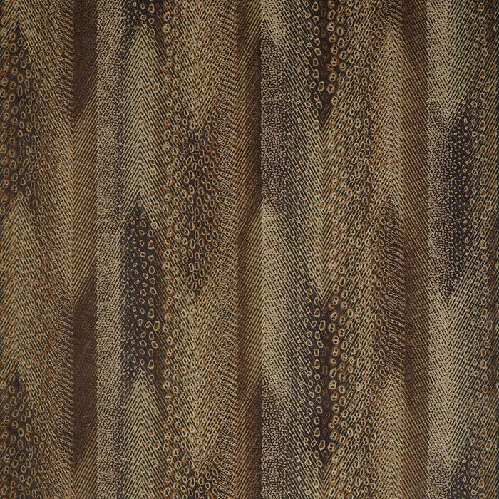 Zoffany Nyala Vine Black/Gold Fabric Sample ZDMV333521