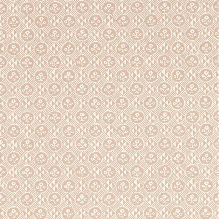 Zoffany Diamonds & Flowers Tuscan Pink Wallpaper ZEND313105