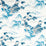 Zoffany Floating Mountains Indigo Fabric Sample ZHIF322725