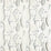 Zoffany Les Dames Charcoal Fabric Sample ZICO322676