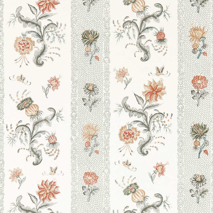 Zoffany Papaver Stripe Tuscan Pink/Nimbus Wallpaper ZIND313114