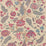 Zoffany Kalamkari Indigo/Red Fabric Sample ZJAI321696