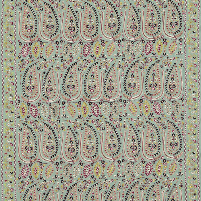 Zoffany Jayshree Celadon/Multi Fabric Sample ZJAI331628