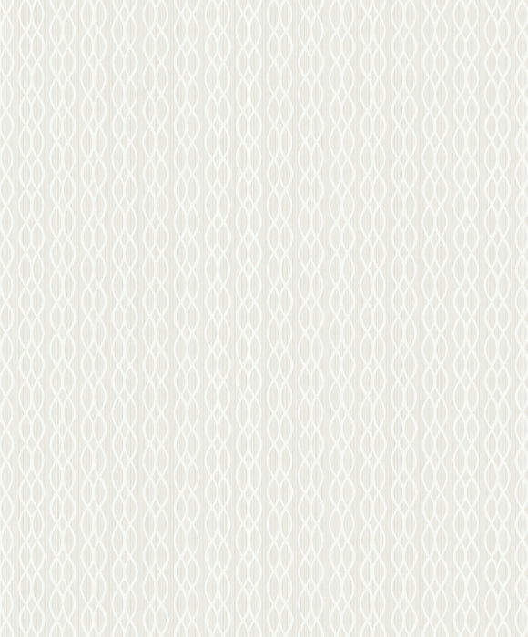 Seabrook Designs Miniature Ogee Linen Wallpaper Sample ZN52407