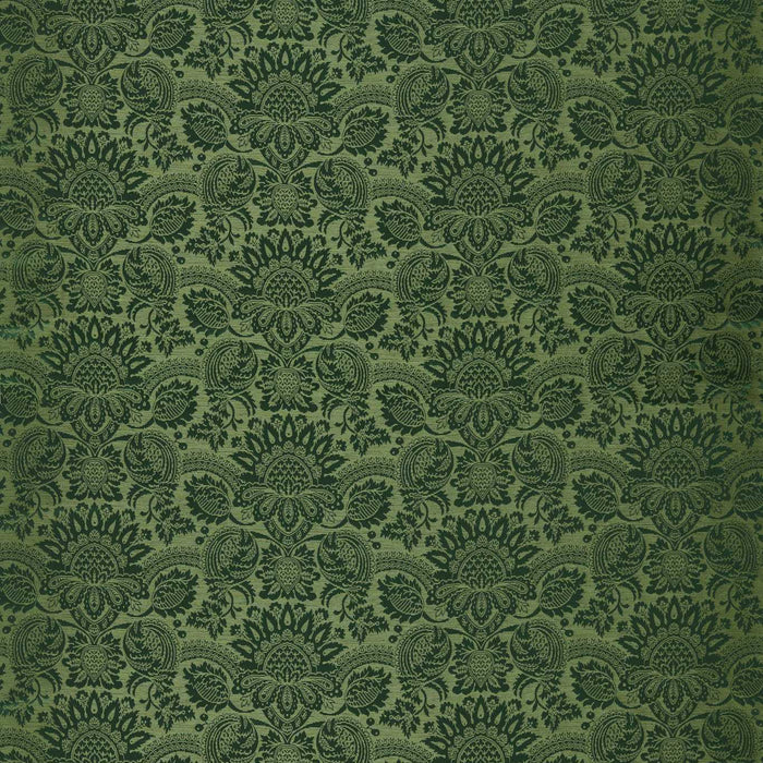 Zoffany Pomegranate Brocatelle Huntsman Green Fabric ZSUF333382