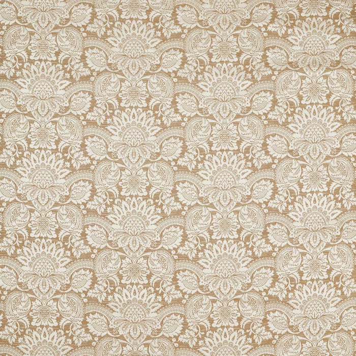 Zoffany Pomegranate Brocatelle Pale Gold Fabric ZSUF333384