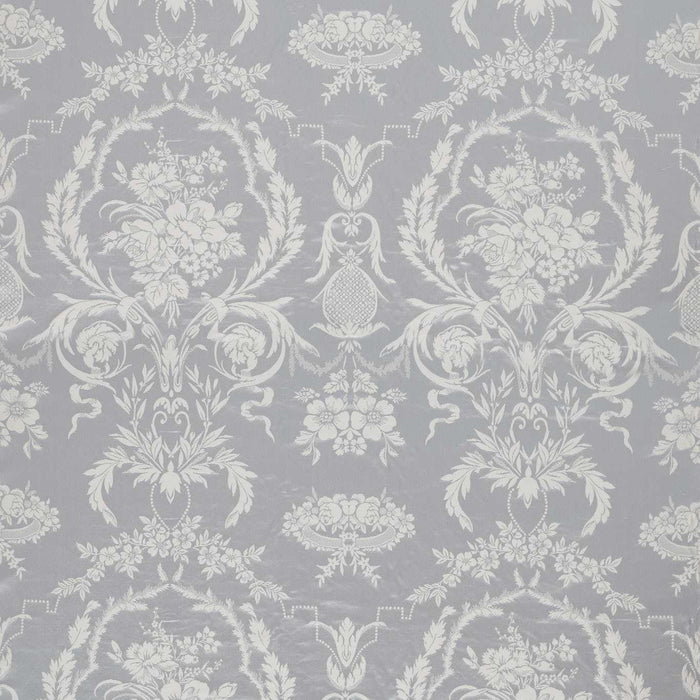 Zoffany Arabesque Silk Quartz Grey Fabric ZSUF333386