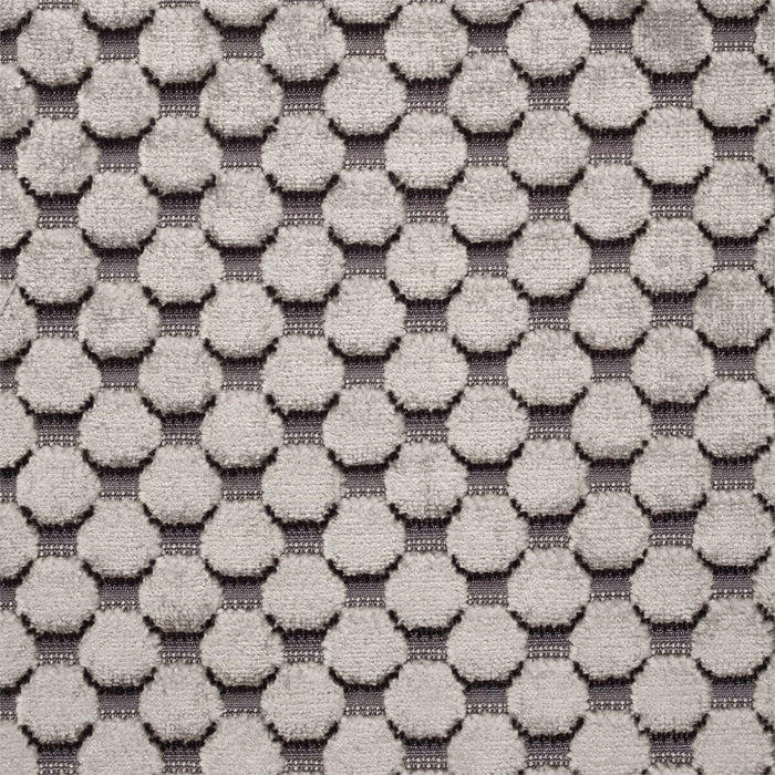 Zoffany Tespi Spot Pewter/Silver Fabric Sample ZTSV332172