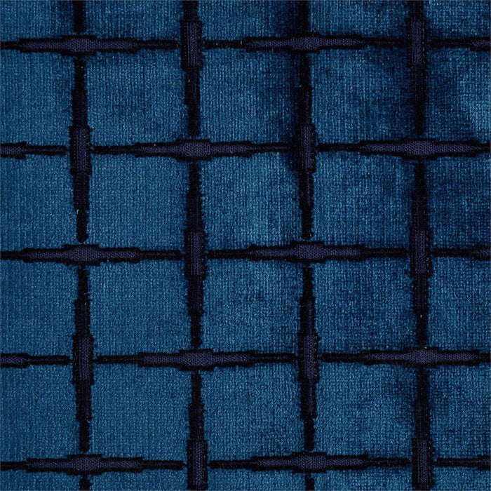 Zoffany Tespi Square Indigo Fabric Sample ZTSV332179