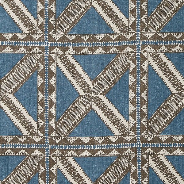 Peter Dunham Zulu Indigo Fabric Sample 111ZUL04