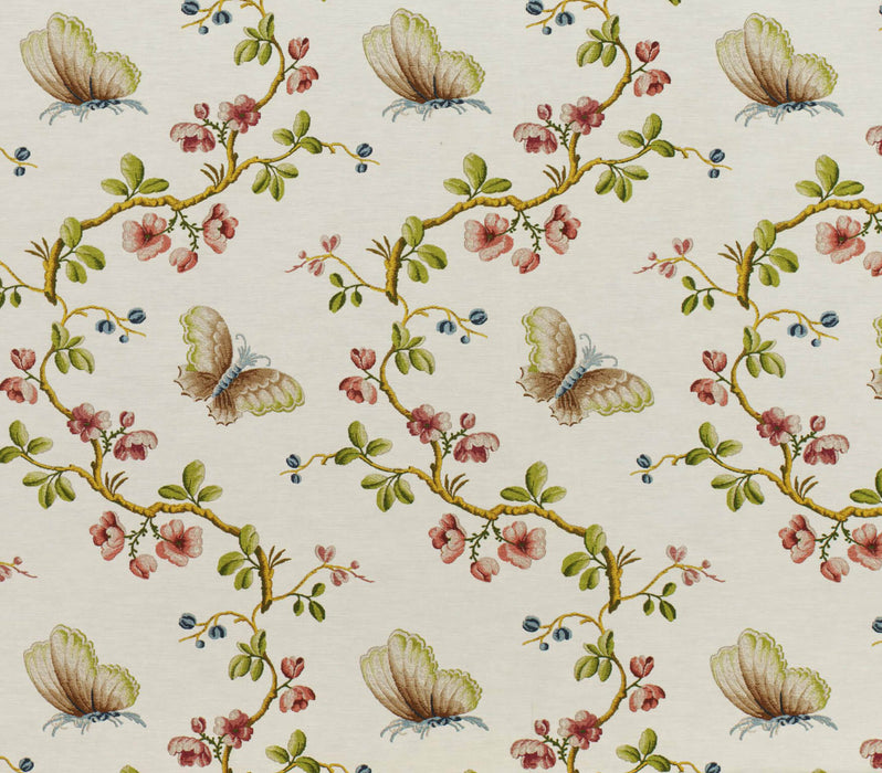Pierre Frey Papillons - Moir㉠Beige Fabric F2540001