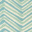 Alan Campbell Zig Zag Multi Color Aqua Light Turquoise Fabric Sample AC950-07