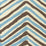 Alan Campbell Zig Zag Multi Color New Blue New Brown Fabric Sample AC950-05