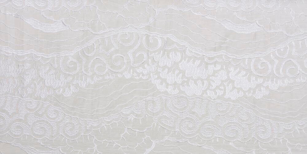 Pierre Frey Uranus Blanc Fabric Sample F3067001