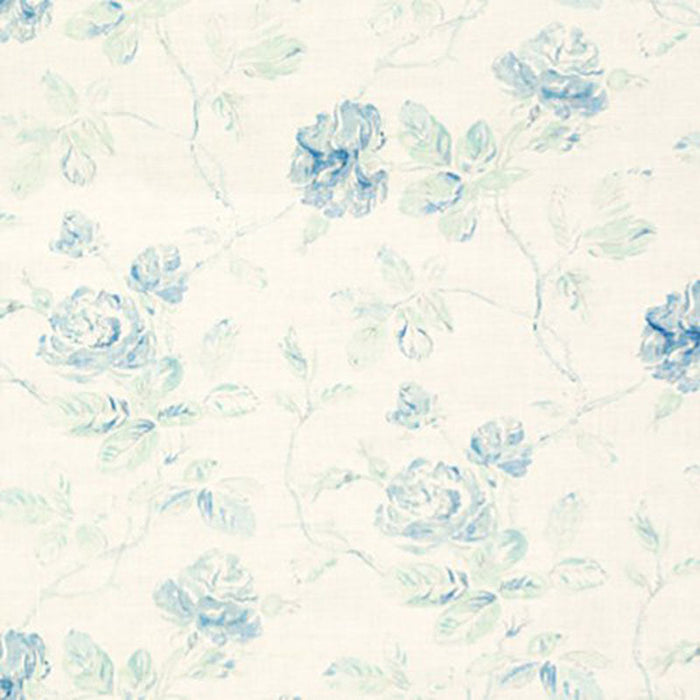 Lee Jofa Marlow Blue/Mint/Oys Fabric Sample BFC-3534.315.0