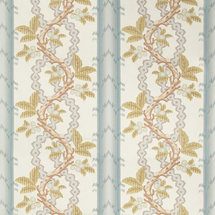 Brunschwig & Fils Josselin Cotton And Linen Print Slate/Grey Fabric Sample BR-79510.511.0