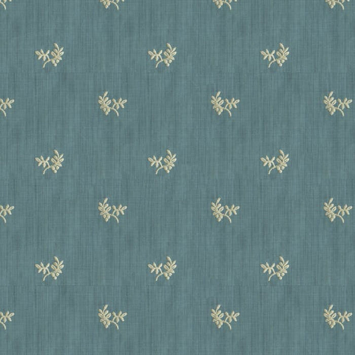 Brunschwig & Fils Bayberry Strie Oxford Blue Fabric Sample BR-800054.244.0