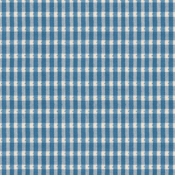 Brunschwig & Fils Halsey Cotton Check Oxford Blue Fabric Sample BR-89505.244.0