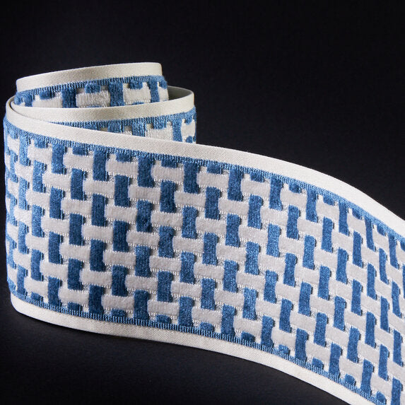 Travers Lynden Velvet Tape 596 Trim Sample 60080596