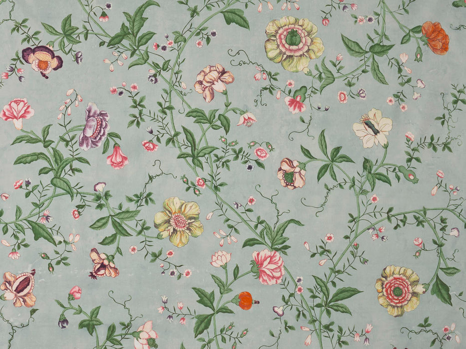 Braquenie Le Paravent Chinois Celadon Fabric Sample B7700002