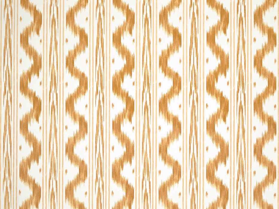 Pierre Frey Toile De Nantes Intisse Cannelle Wallpaper Sample FP946002