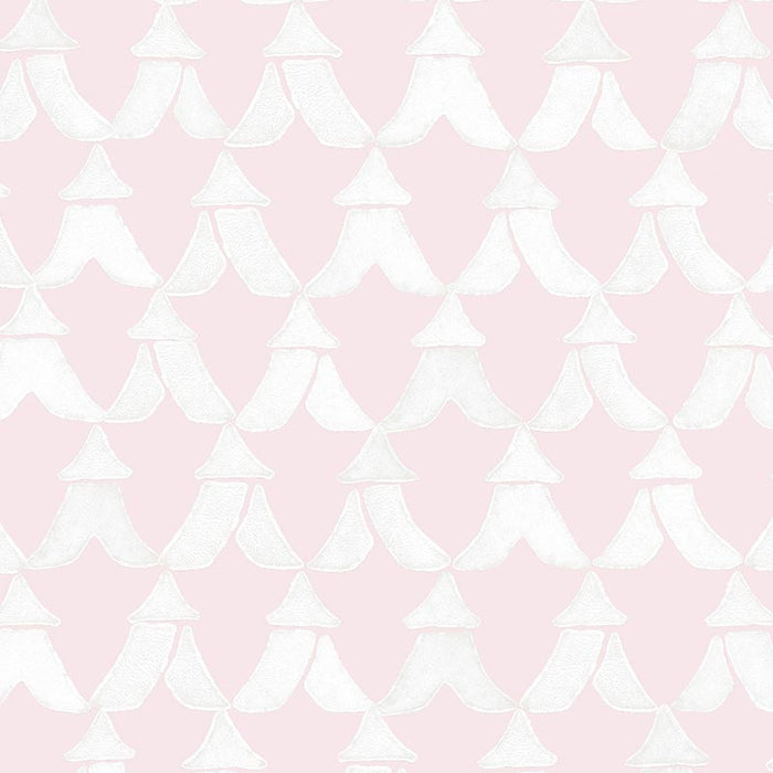 Galbraith & Paul Tents Petal/ Paper White Wallpaper