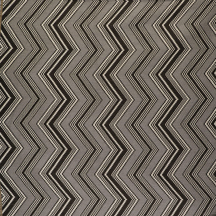 Gaston Y Daniela Zig Zag Gris Fabric Sample GDT5498.004.0