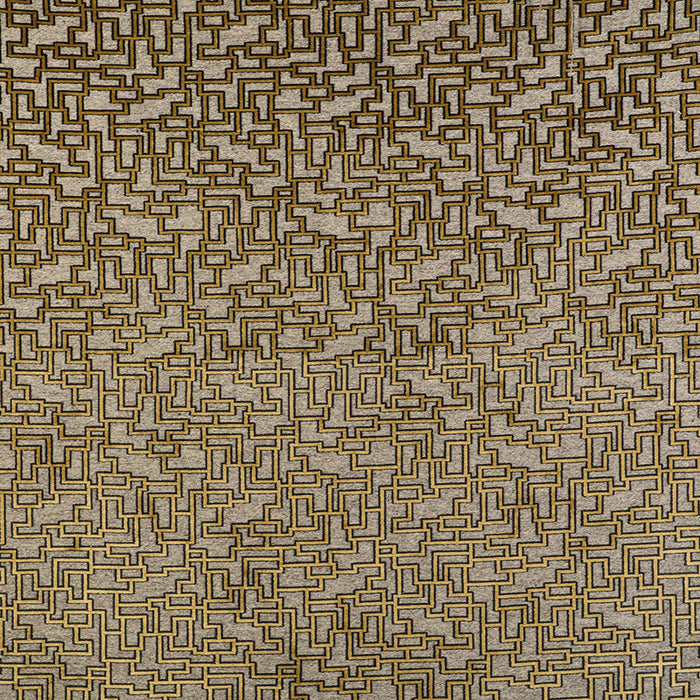 Gaston Y Daniela Laberinto Amarillo Fabric Sample GDT5501.001.0