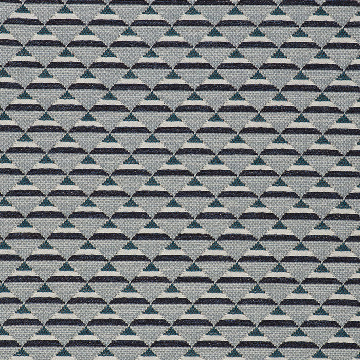 Gaston Y Daniela Piramides Azul Fabric Sample GDT5512.002.0