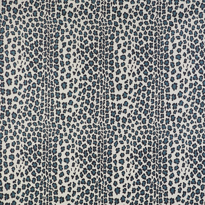 Gaston Y Daniela Leopardo Azul Fabric Sample GDT5515.001.0