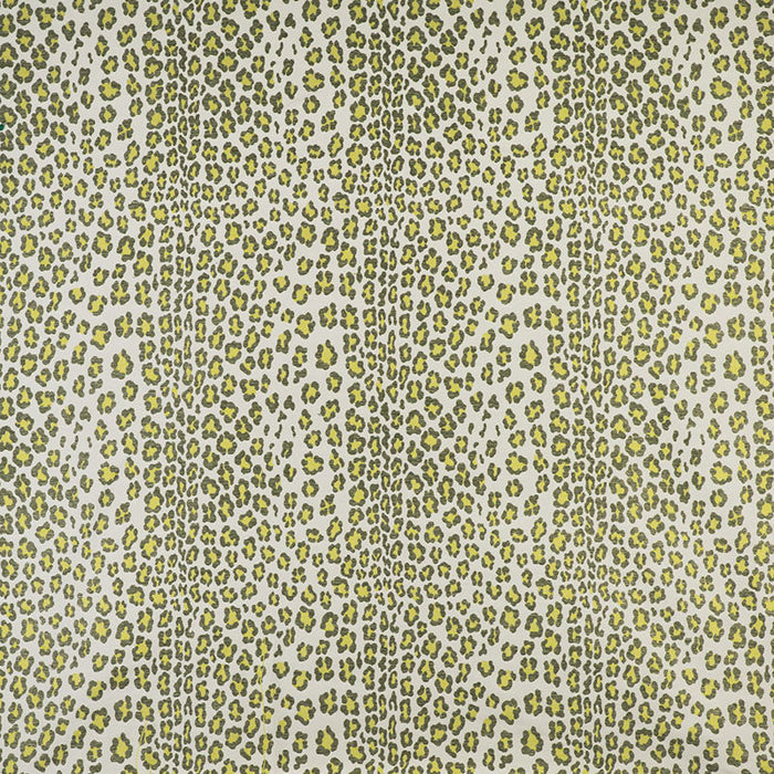 Gaston Y Daniela Leopardo Verde Fabric Sample GDT5515.003.0