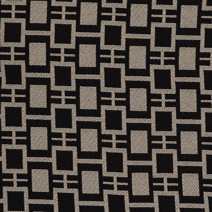 Gaston Y Daniela Series Lino/Negro Fabric Sample GDT5516.002.0