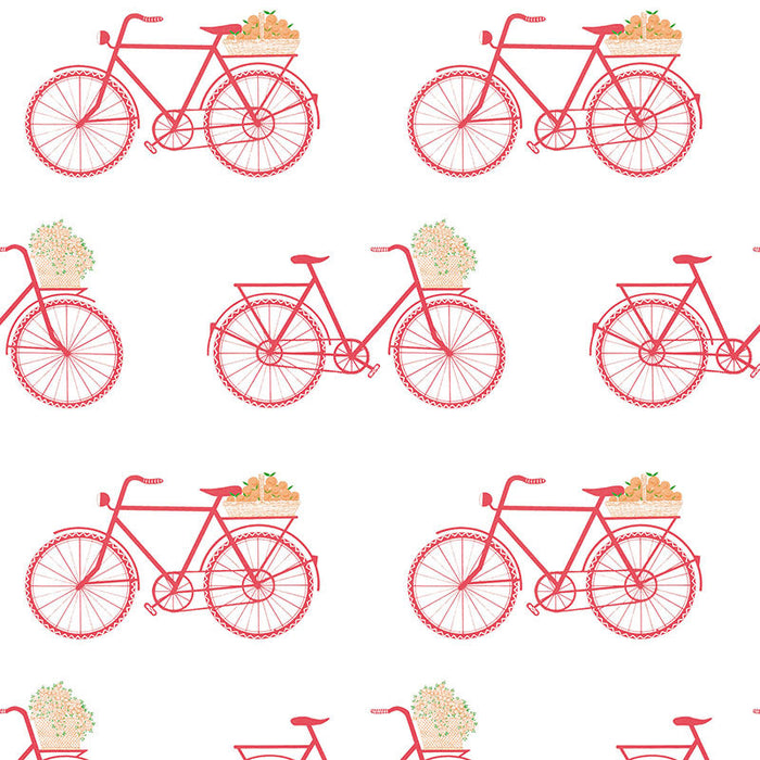 Gaston Y Daniela Bicicletas Rosa Wallpaper Sample GDW5435.001.0