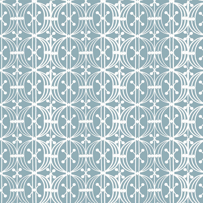 Gaston Y Daniela Carrusel Azul Plomo Wallpaper Sample GDW5438.003.0