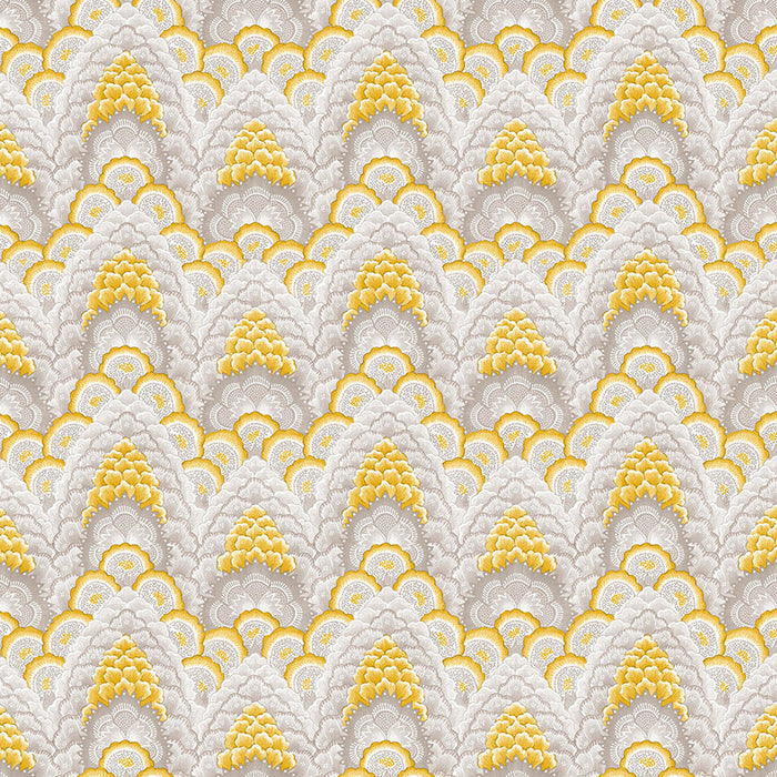 Gaston Y Daniela Ganges Ocre Wallpaper Sample GDW5447.005.0