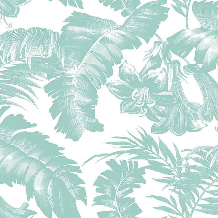 Gaston Y Daniela Plantation Azul Claro Wallpaper Sample GDW5449.003.0