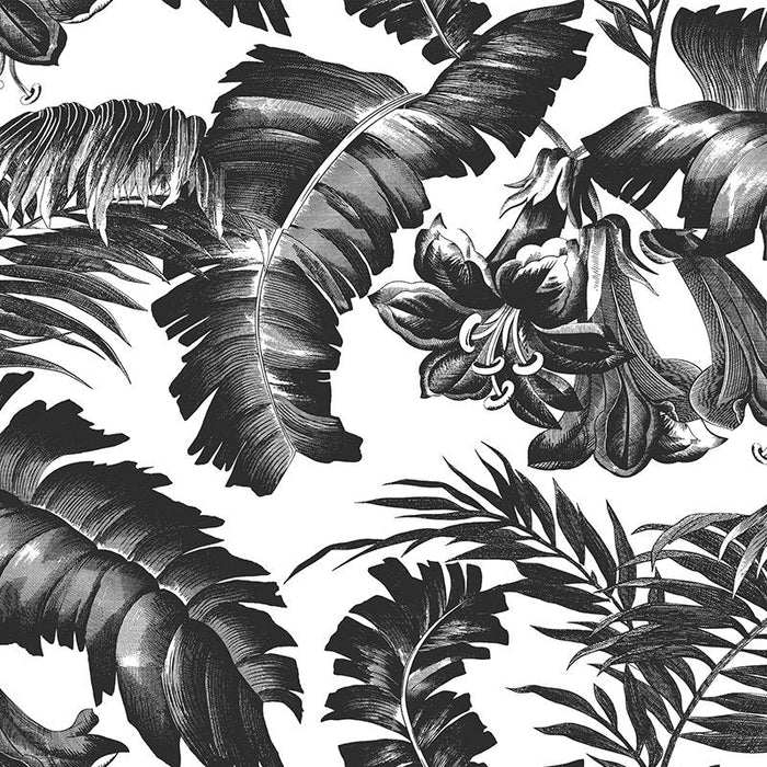 Gaston Y Daniela Plantation Black&White Wallpaper Sample GDW5449.005.0