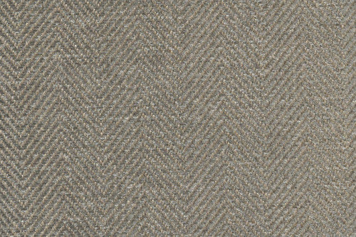 Calvin Harper Herringbone Pewter Fabric Sample 12027
