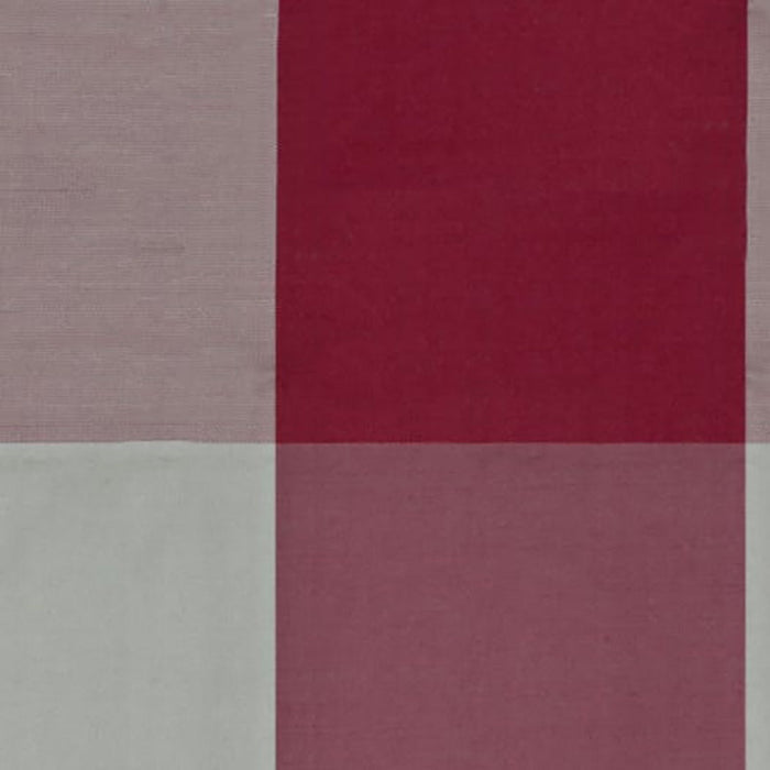 Brunschwig & Fils St Petersburg Plaid Rouge Chinois Fabric Sample JAG-50018.119.0