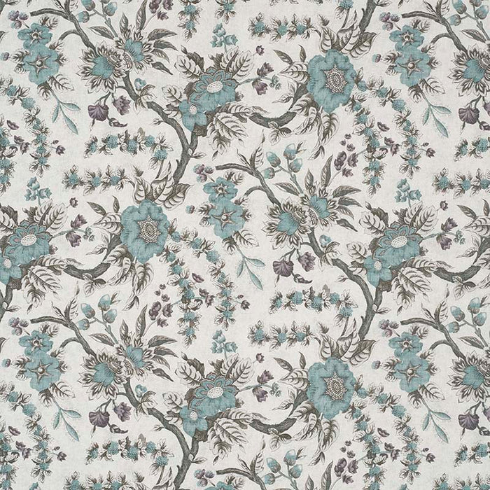 Jasper Sintra Floral Teal Fabric Sample JP 7410