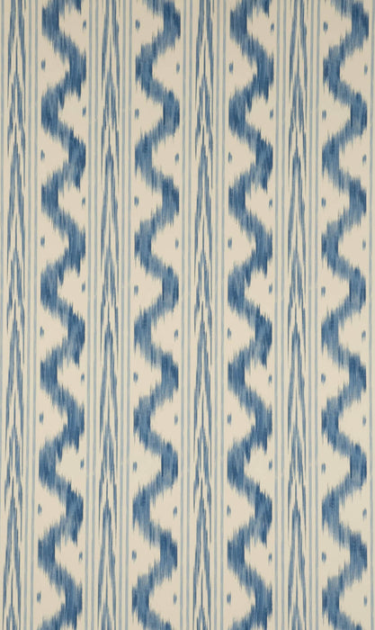 Pierre Frey Toile De Nantes Bleu Ancien Wallpaper Sample FP161001