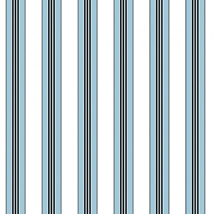Brunschwig & Fils Rayure Lione Ciel Wallpaper Sample P8015104.15.0