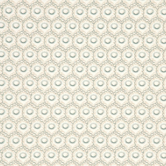 Baker Lifestyle Hawkbury Aqua/Taupe Wallpaper Sample PW78027.2.0