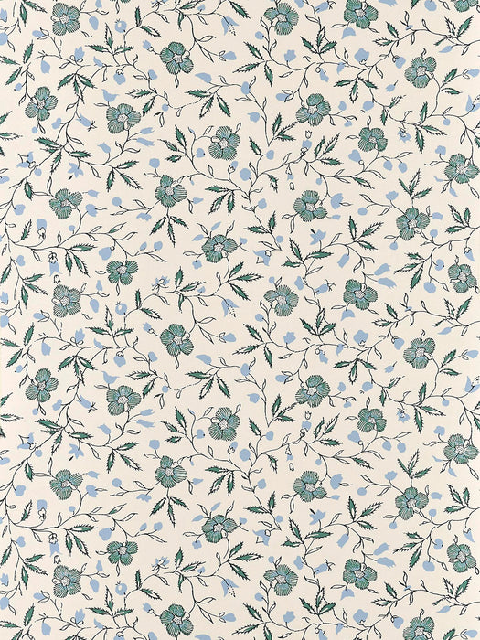 Braquenie Marigold Emeraude Wallpaper BP363001