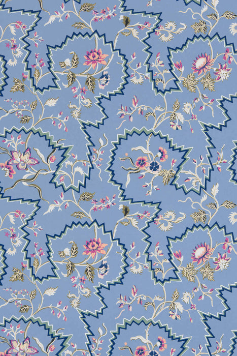 Braquenie La Pannonie Bleu Wallpaper Sample BP330003